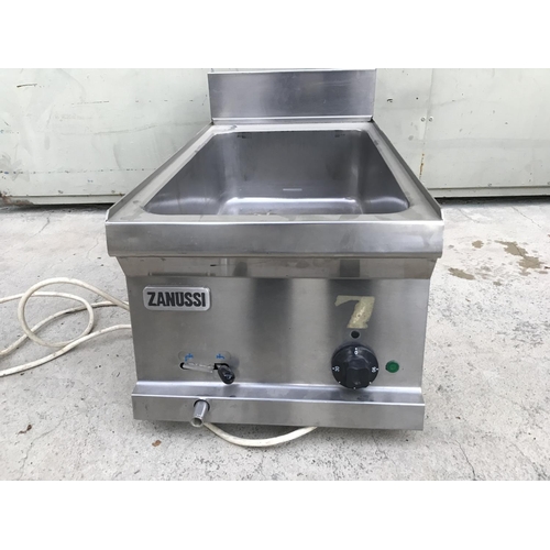 206 - Zanussi Bain Marie Electric Stainless Steel Friteuse Deep Fryer