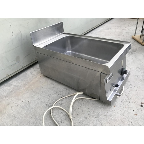 206 - Zanussi Bain Marie Electric Stainless Steel Friteuse Deep Fryer