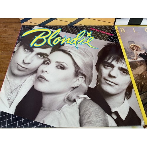 40 - x6 Vintage Vinyl Records 33rpm, Blondie (X3), Shadows (x1), Fleetwood Mac (X1 Double) and Simon & Ga... 