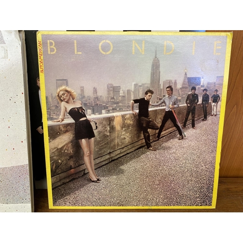 40 - x6 Vintage Vinyl Records 33rpm, Blondie (X3), Shadows (x1), Fleetwood Mac (X1 Double) and Simon & Ga... 