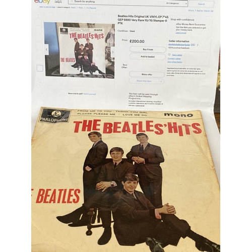 34 - Vintage Beatles Vinyl Records Incl. Double, DVD, Tapes
