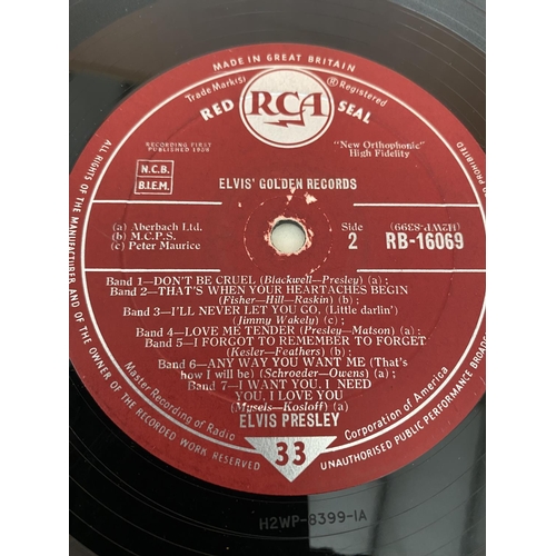 27 - x6 Vintage Elvis Presley Vinyl Records 33rpm LPs