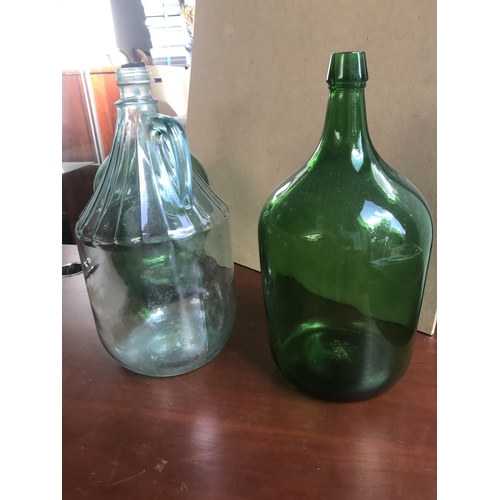 174 - Vintage Large Wine Bottles