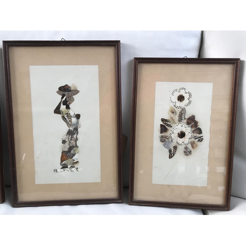 178A - x3 Butterfly Wings Framed Artworks - Taken Back on 5/12/2023