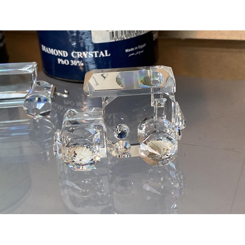79 - x3 ASFOUR Diamond Crystal PbO30% Car Model Ornaments