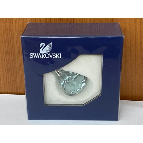 133 - Swarovski Lunar Pend Isap Cry Mol Pale Green Necklace (Unused, Boxed)