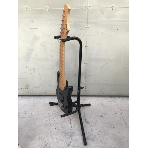 59 - Evelyn Electric Junior Guitar on Stand