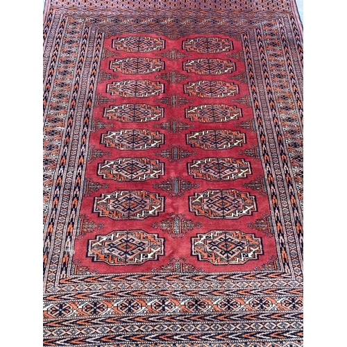 135 - Vintage Certified Buchara Carpet 490.000 Knots (Minor Edges Condition, Easily Repairable, Freshly Cl... 