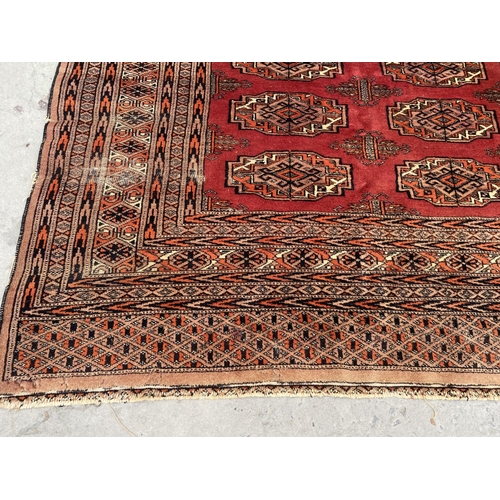 135 - Vintage Certified Buchara Carpet 490.000 Knots (Minor Edges Condition, Easily Repairable, Freshly Cl... 