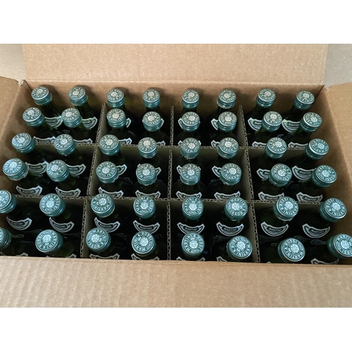 142 - Box of 46 Miniature 5cl Martini Extra Dry Bottles