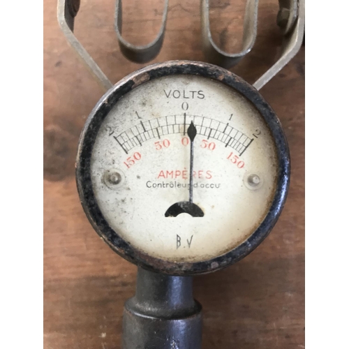 371 - Antique Battery Load Tester 'Cell Tester'