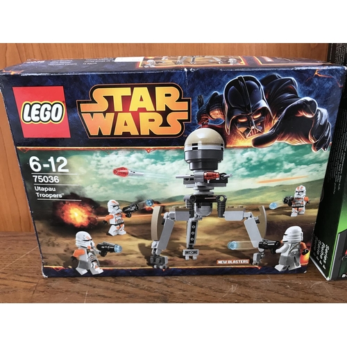 354 - Lego Star Wars 75036 Utapan Troopers 6-12 and 75010 B-Wing Starfighter  & Endor 6-12