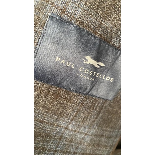 32 - Paul Costelloe 100% Wool Slim Fit Regular Length Men's Jacket Size Chest 46