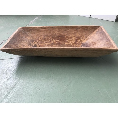 220 - Antique Traditional Cypriot Bread Kneading Trough (84 W. x 39 D. x 17cm H.)