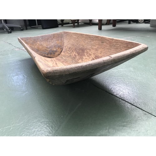 220 - Antique Traditional Cypriot Bread Kneading Trough (84 W. x 39 D. x 17cm H.)