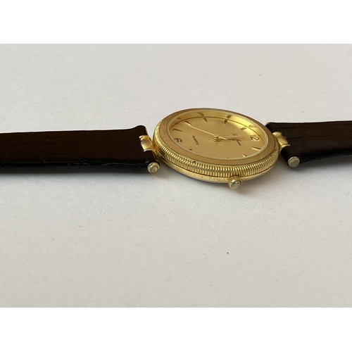 127 - Saint Maxim Paris Leather Strap Quartz Watch (Needs Battery)