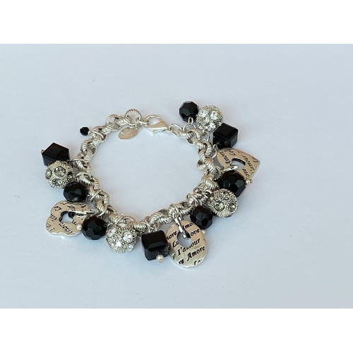 319 - Faux Bijoux Charm Bracelet