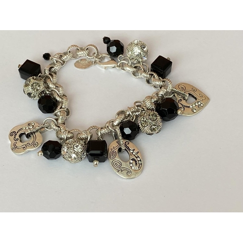 319 - Faux Bijoux Charm Bracelet