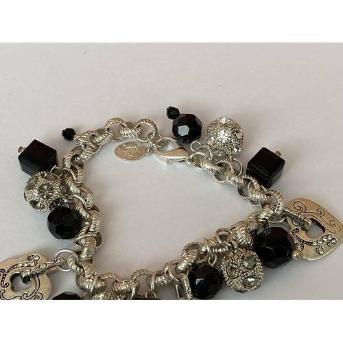 319 - Faux Bijoux Charm Bracelet