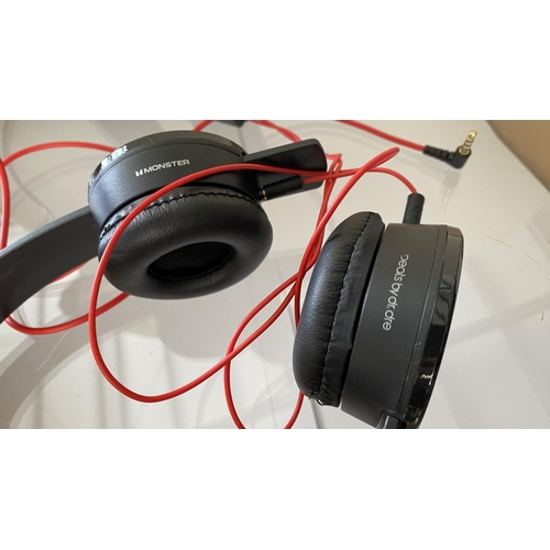 81 - Monster by Dr. Dre Headhones and Pair of Verbatim USB Powered Speakers