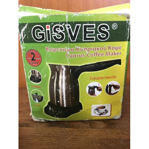 98 - Gisves Electric Cyprus Coffee Maker (Unused)