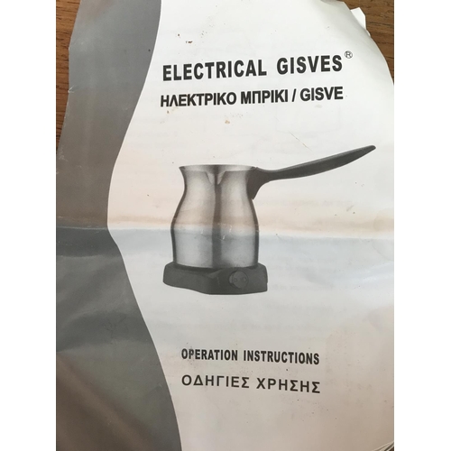 98 - Gisves Electric Cyprus Coffee Maker (Unused)