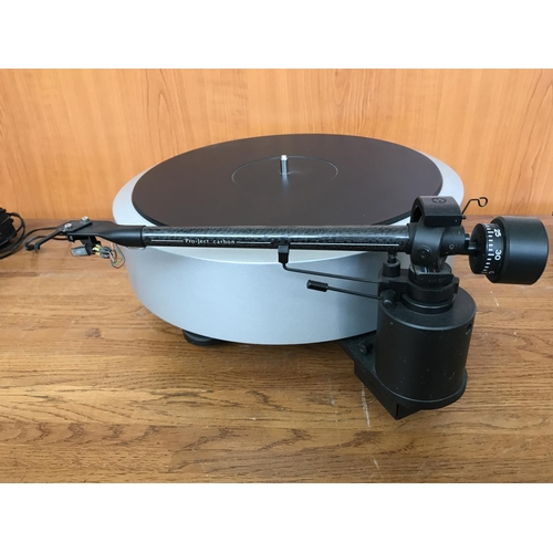 405 - Turntable with Pro-Ject Carbon Arm Stylus, New Belt, Pro-Ject Phono Pre Amplifier with USB Output, D... 