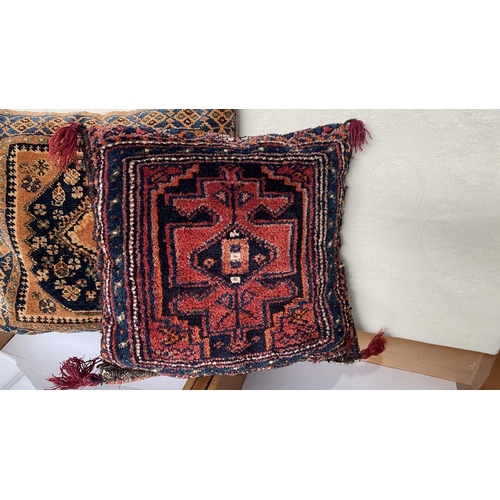 260 - x3 Antique Carpet Throw Cushions