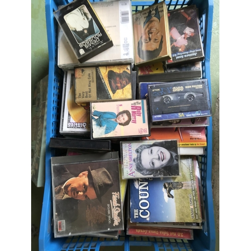 261 - Box of Vintage CDs and Cassettes