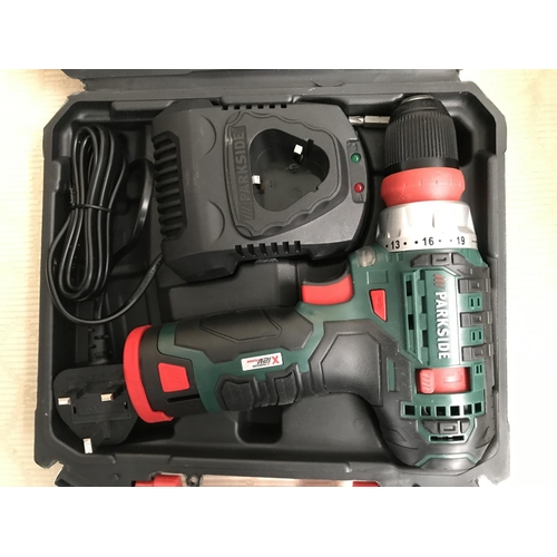 195 - Parkside 12V Cordless Drill/Screwdriver