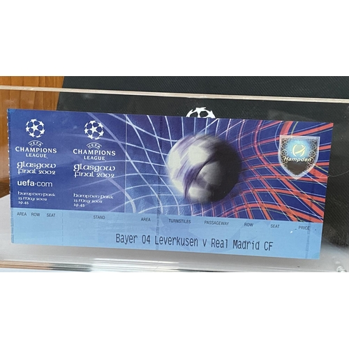 197 - Limited Edition of the Official Commemorative Ticket of 2002 Glascow Champions League Final Bayern 0... 