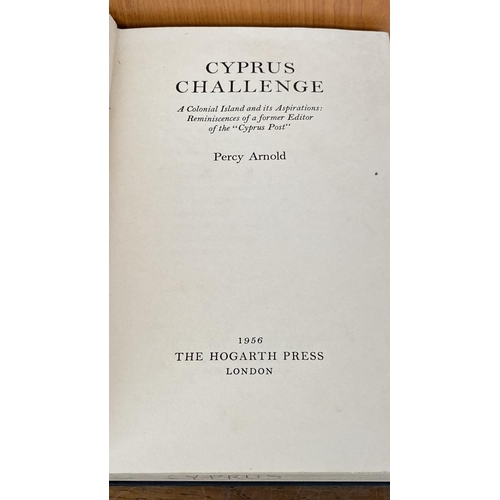 228 - Cyprus Challenge 1956 Hardcover Book by 'Percy Arnold' (Author)