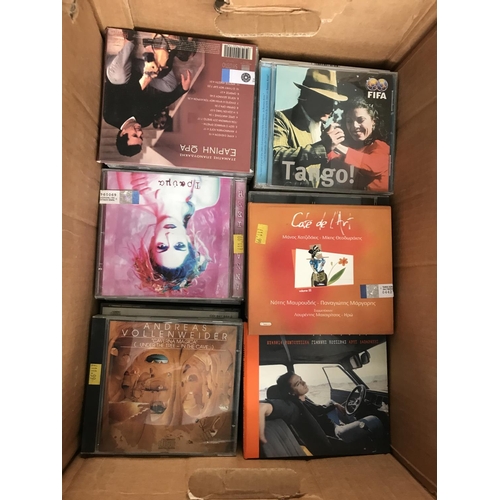 278 - Box of Vintage Assorted Greek and Other CDs