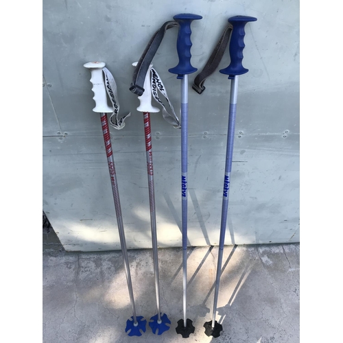 138 - x2 Pairs of Ski Sticks