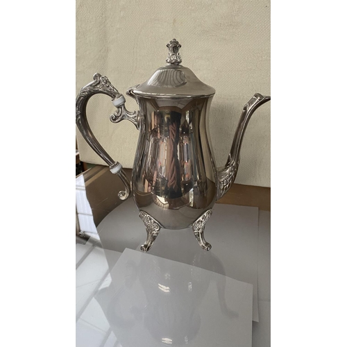 74 - x2 EPNS Silver Plated Tea Pots