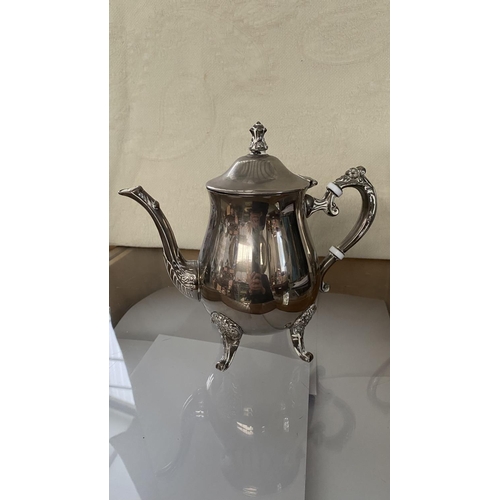 74 - x2 EPNS Silver Plated Tea Pots