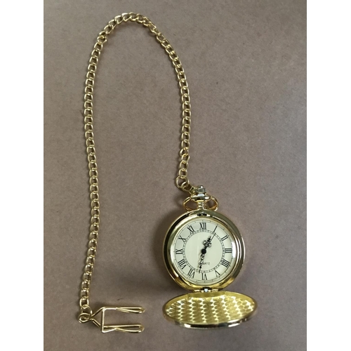 482 - Gold Plated Pocket Watch