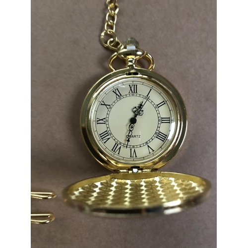 482 - Gold Plated Pocket Watch