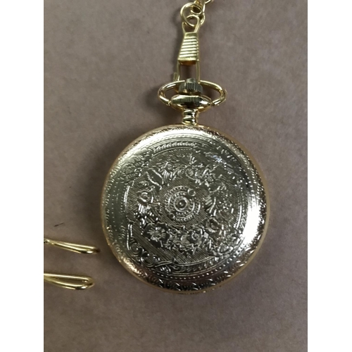 482 - Gold Plated Pocket Watch