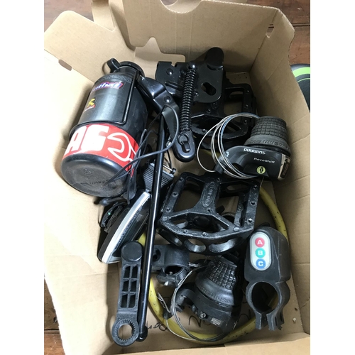 486 - Box of Bicycle Accessories