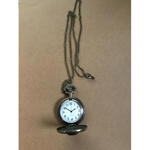 507 - Pirate Pocket Watch with Chain - Taken Back on 27/1/2024