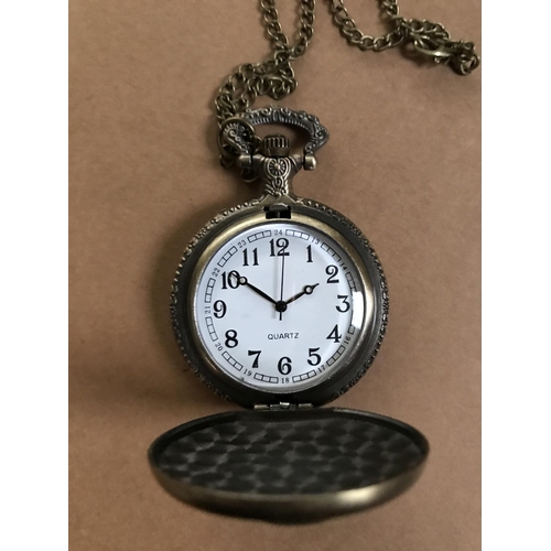 507 - Pirate Pocket Watch with Chain - Taken Back on 27/1/2024