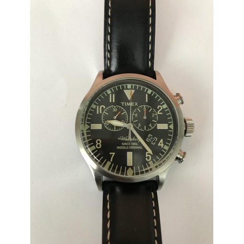 573 - Timex Weerbury 1854 Indiglo Chronograph Watch