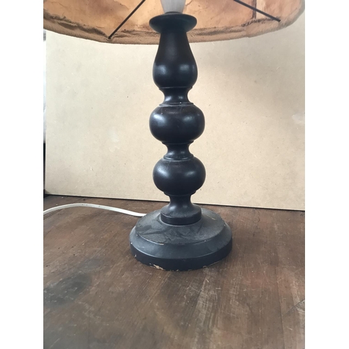 421 - Vintage Wooden Table Lamp (Needs Shade)