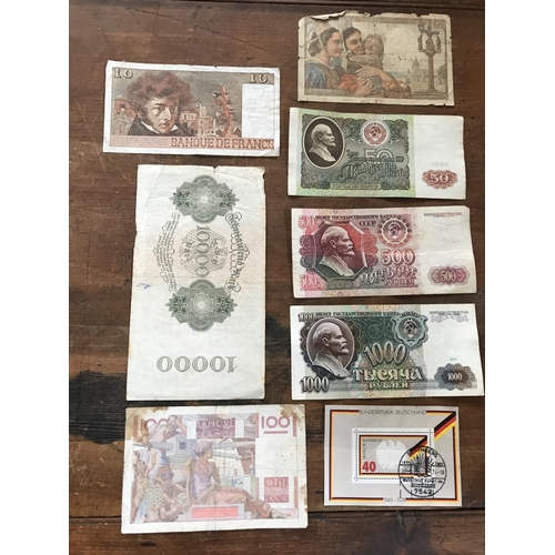 213 - Qty of Vintage World Banknotes