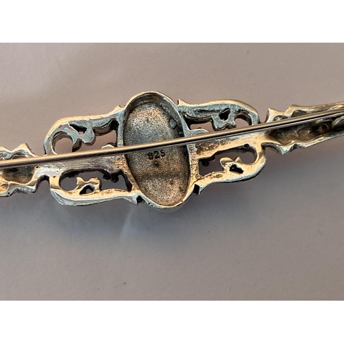 445 - Vintage Silver 925 Hand Made Brooch (10gr)