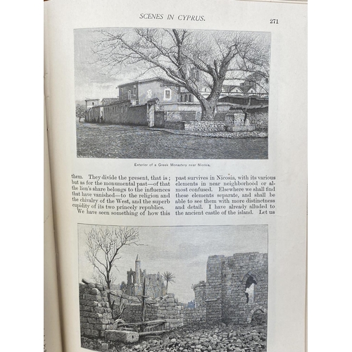 470 - Antique 1888 Scribners Magazine with Scenes and Engravings of Cyprus