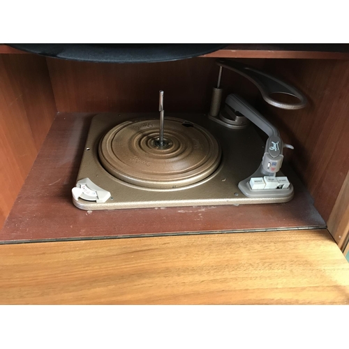 475 - Vintage 1950's SABA Radio Record Player, Made in Germany (W:105 x D:42cm x H:73cm)