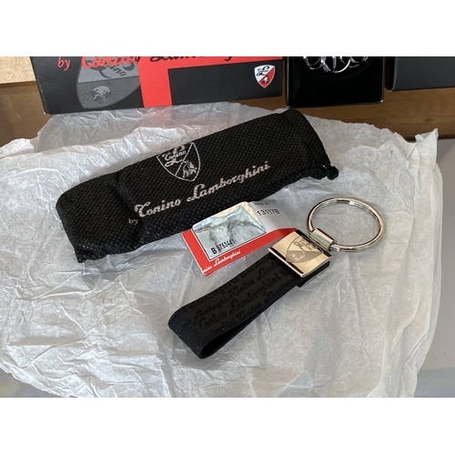 478 - x2 Lamborghini and Troika Key Rings (Unused)