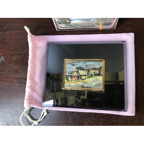 479 - Silver 925 Small Artwork Together with Silver Photo Frame